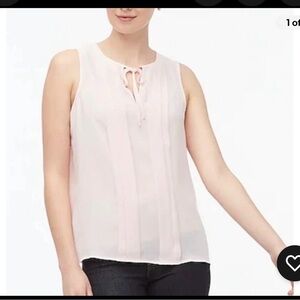 J. Crew Light Pink Sleeveless Blouse